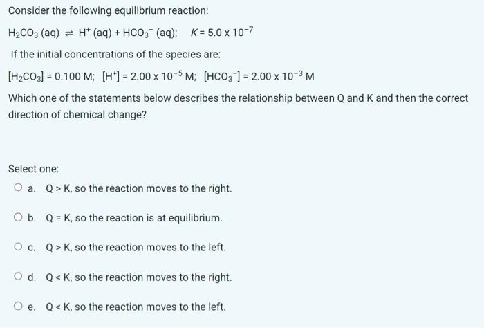 Solved Using The Equilibrium Concentrations Provided, What | Chegg.com