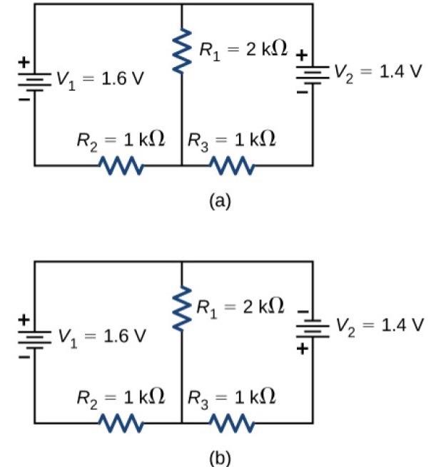 Solved Find The Voltage Through Each Resistor And The | Chegg.com