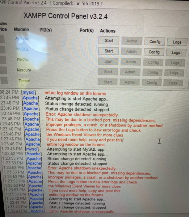 old version xampp control panel v3.2.1 download free