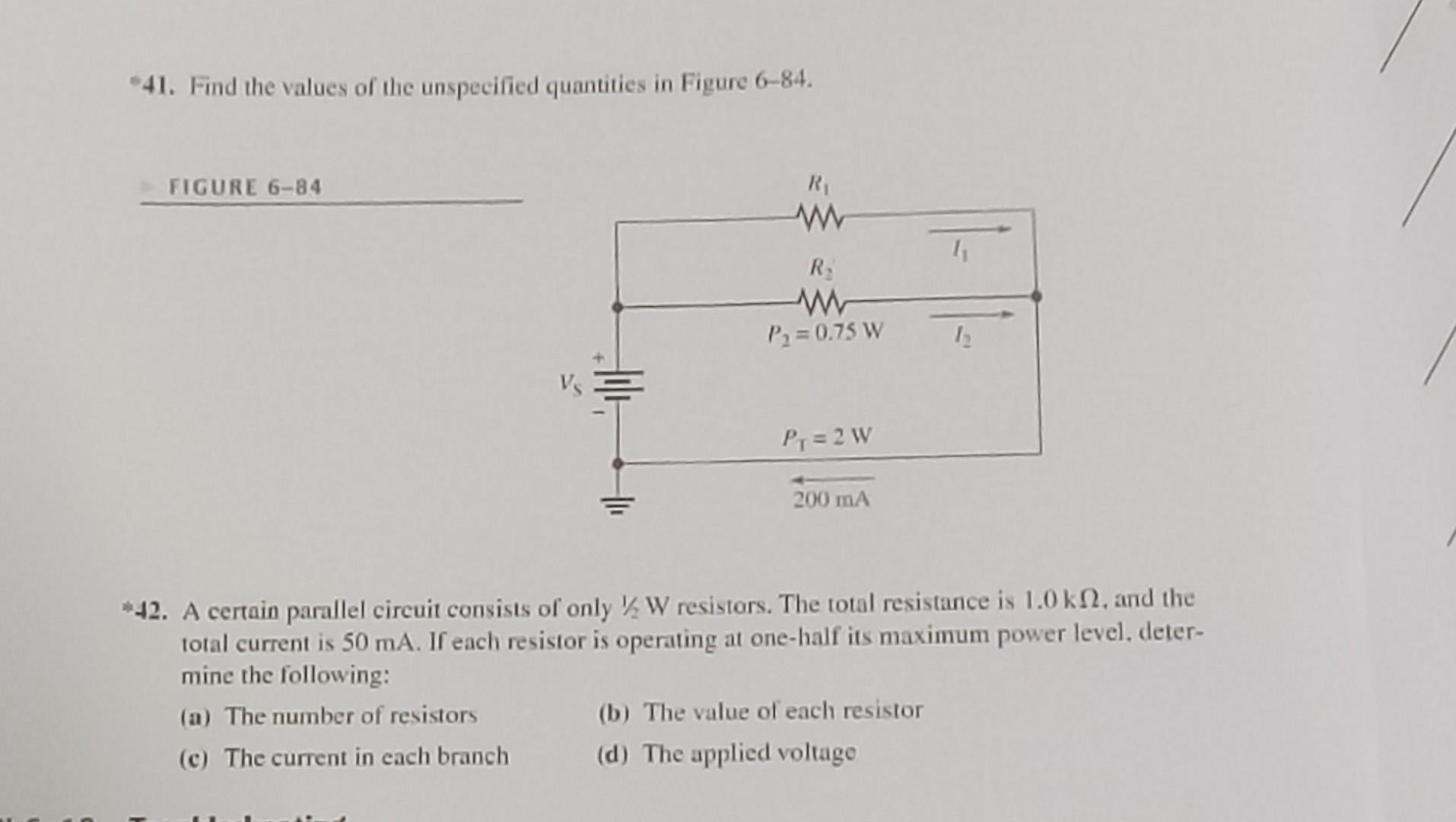 Solved 23. Three 33Ω resistors are connected in parallel