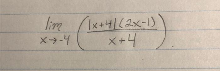 Solved By using one-sided limits, determine if the limit | Chegg.com