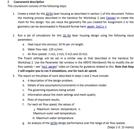 Solved 2 ﻿ Coursework description This coursework consists | Chegg.com