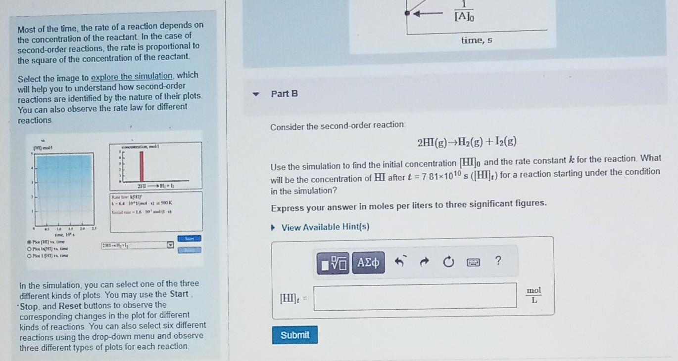 Solved Most of the time, the rate of a reaction depends on | Chegg.com