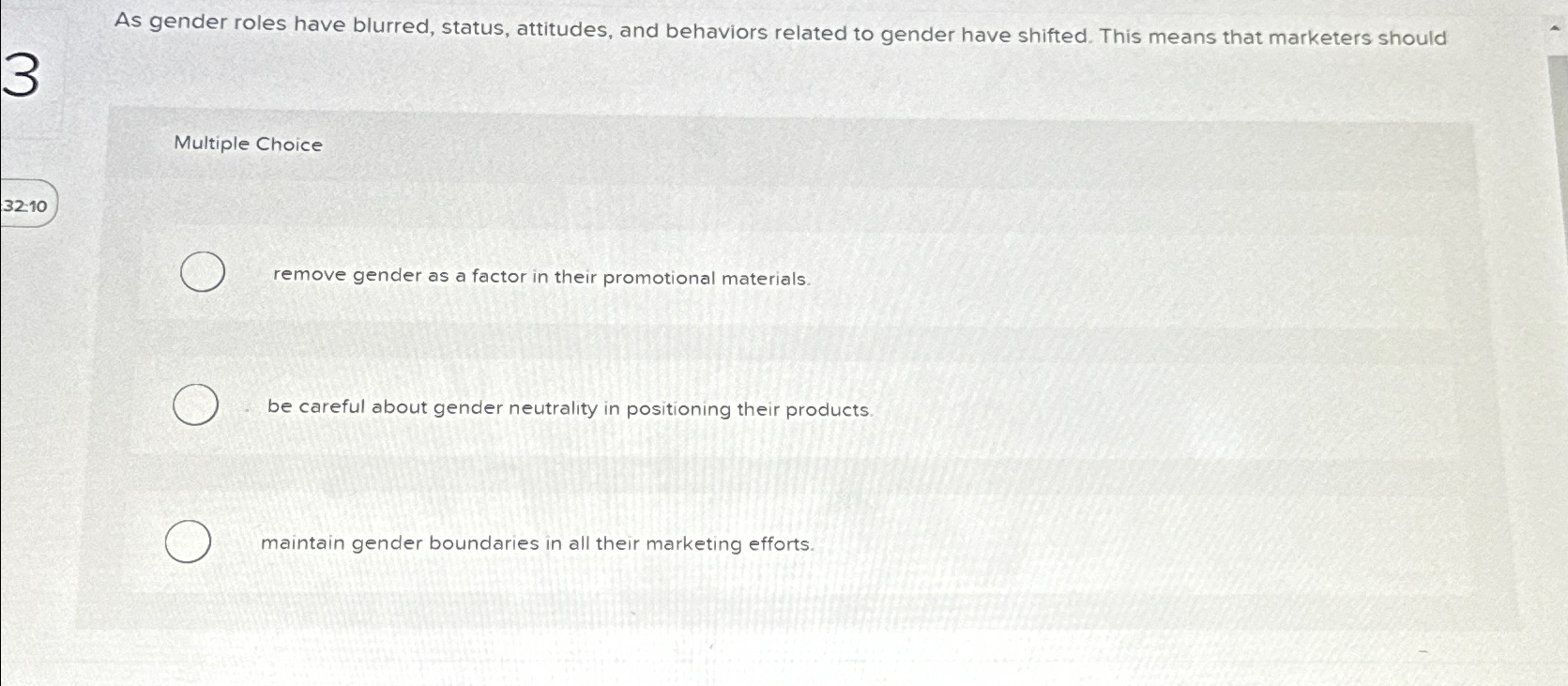 Solved As gender roles have blurred, status, attitudes, and | Chegg.com