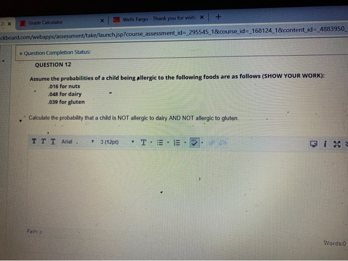 Solved Wells Fargo Thank you to VIU Grade Calculator
