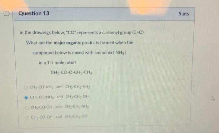 Solved In The Drawings Below. " CO " Represents A Carbonyl | Chegg.com