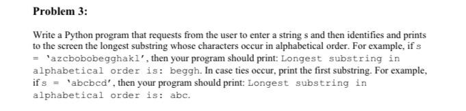 Solved Problem 3: Write a Python program that requests from | Chegg.com