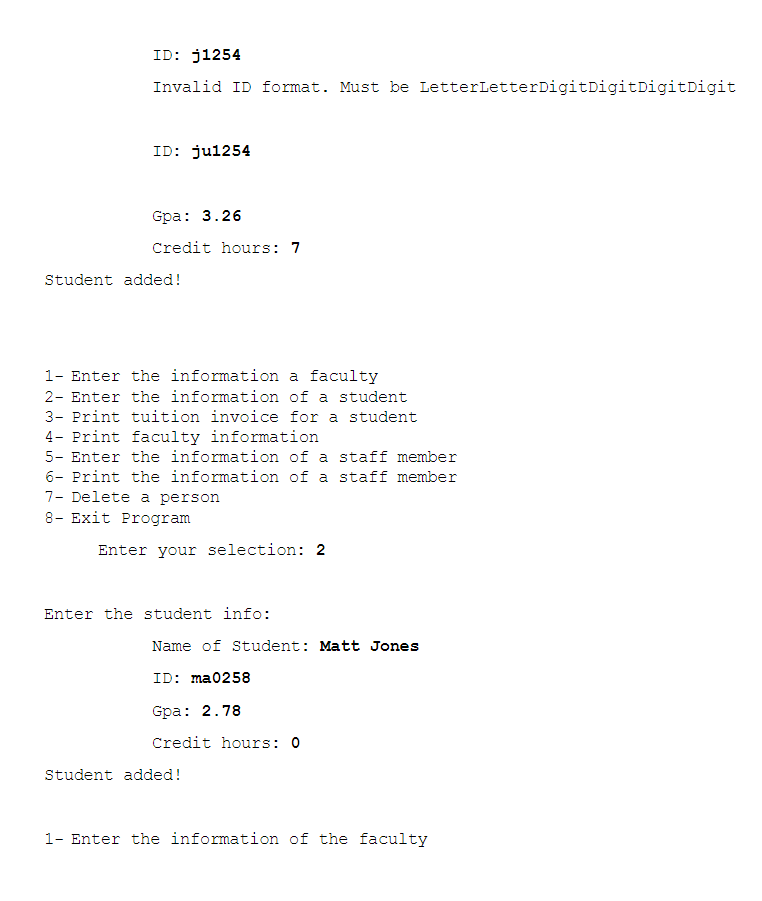 Solved public class FinalProject \{ public static void | Chegg.com