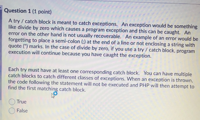 Solved Question 6 (1 point) All session variable values are | Chegg.com