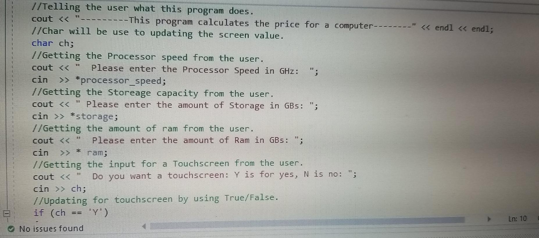 Solved how can i code the do you want another (y/n) computer | Chegg.com