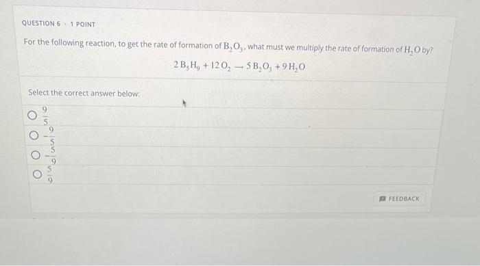 Solved For the following reaction, to get the rate of | Chegg.com
