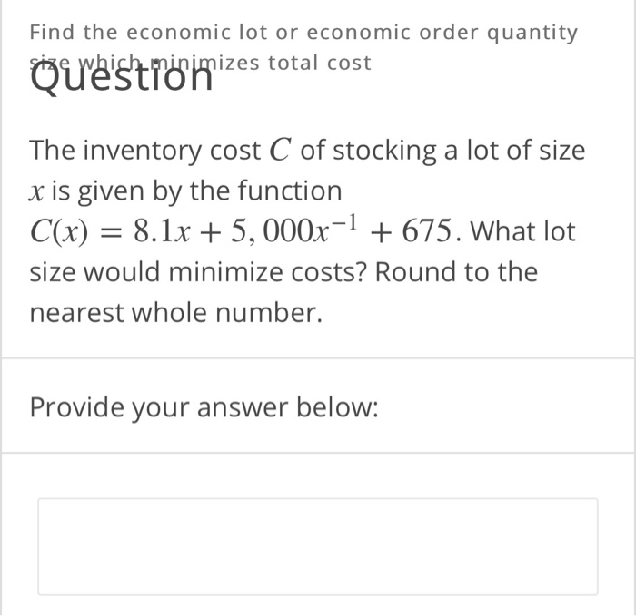 solved-find-the-economic-lot-or-economic-order-quantity-size-chegg