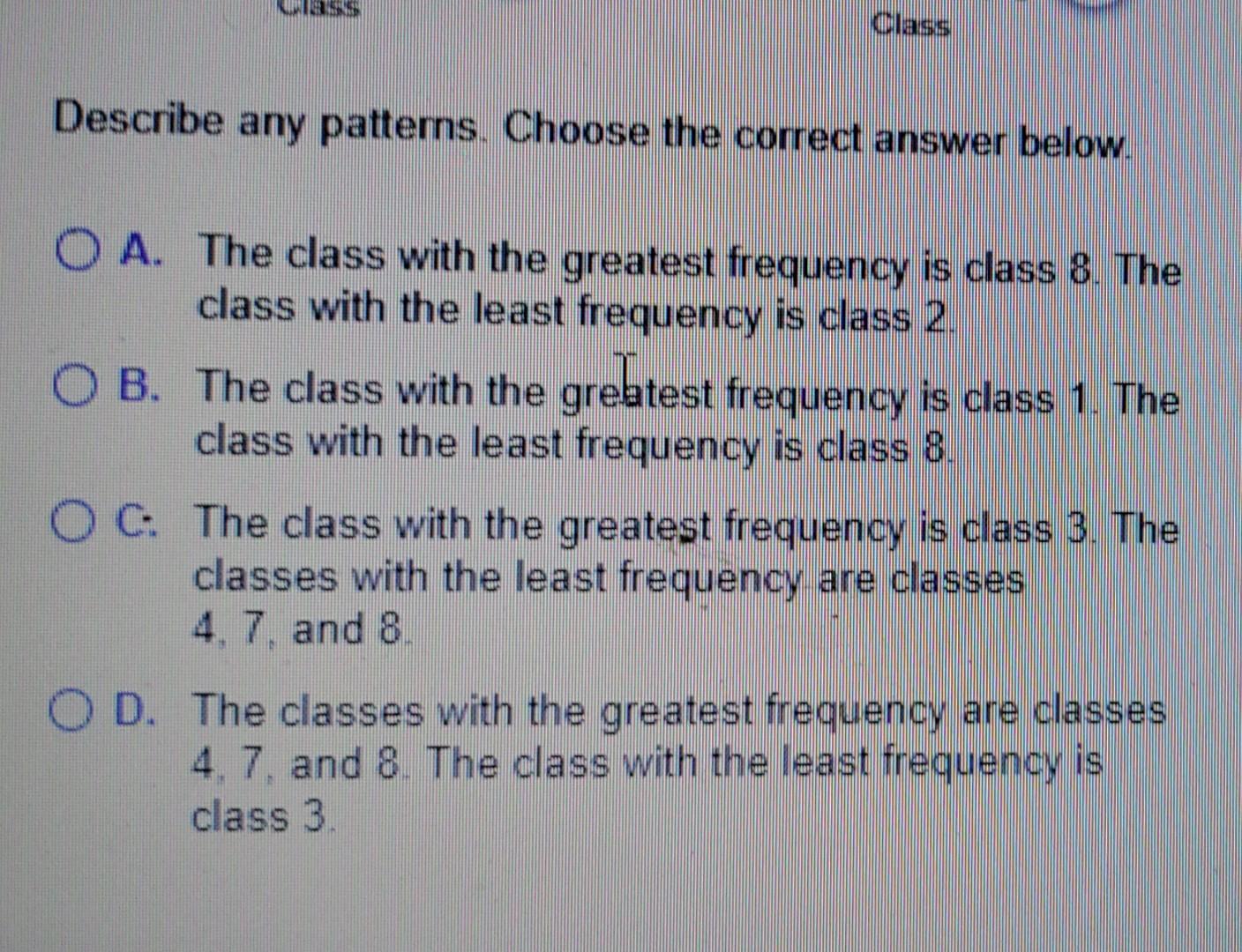 Solved Construct a frequency distribution and a frequency | Chegg.com