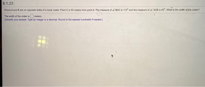 Solved 8.1.23 Points A and B are on opposite sides of a | Chegg.com