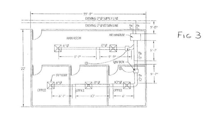 Solved Using the HVAC drawing in figure 3 estimate the | Chegg.com