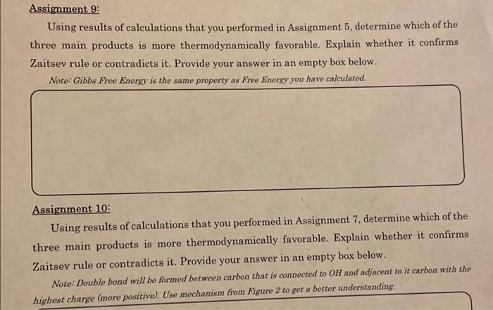Solved Assignment 9: Using results of calculations that you | Chegg.com