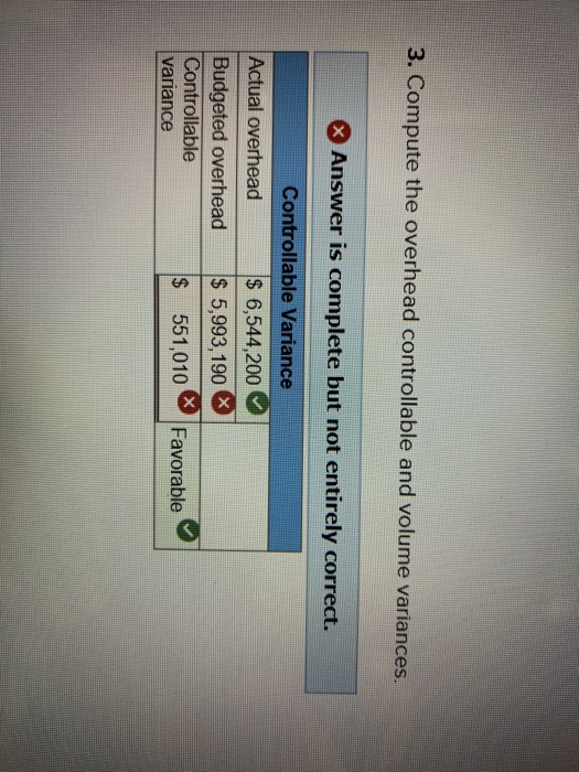 Solved 3 Compute The Overhead Controllable And Volume 4577