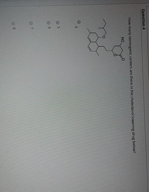 Solved Question 4 How Many Stereogenic Centers Are There In