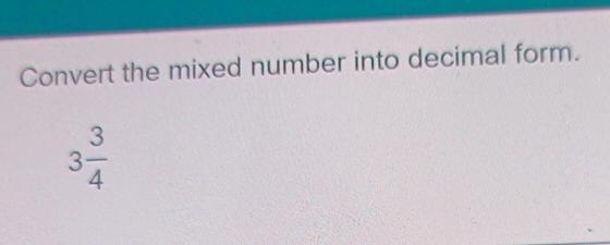 convert 5 3 4 to a mixed number
