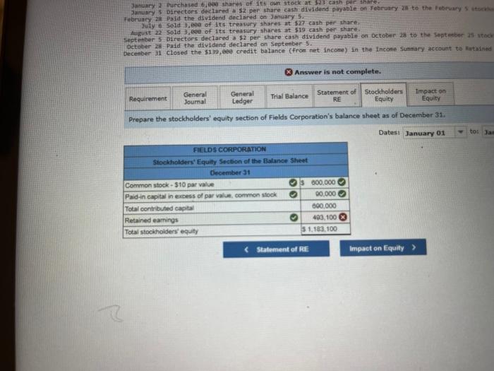 1 During the year, the following transactions