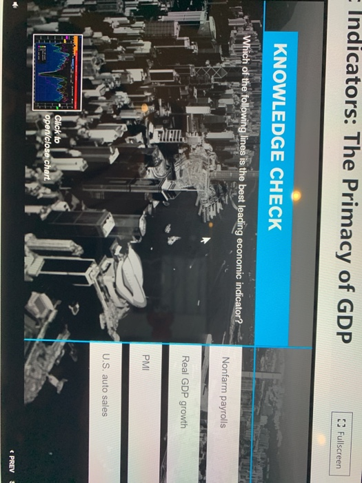 Solved Yintan chan o omic Indicators The Primacy of GDP