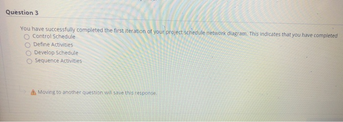 Solved Question 3 You have successfully completed the first | Chegg.com