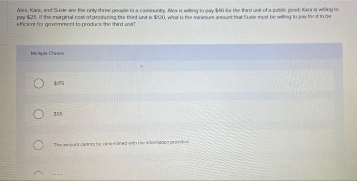 Solved Alex Kara And Suste Are The Only Three People In A Chegg
