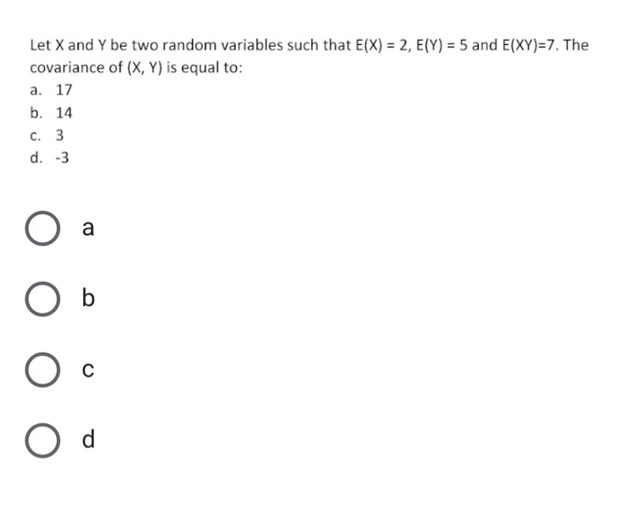 Solved Let X and Y be two Independent random variables such | Chegg.com