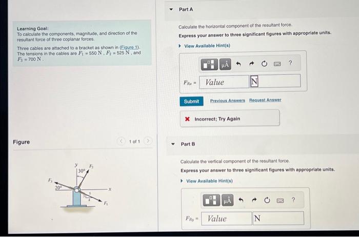 Solved Learning Goal: To calculate the components, | Chegg.com