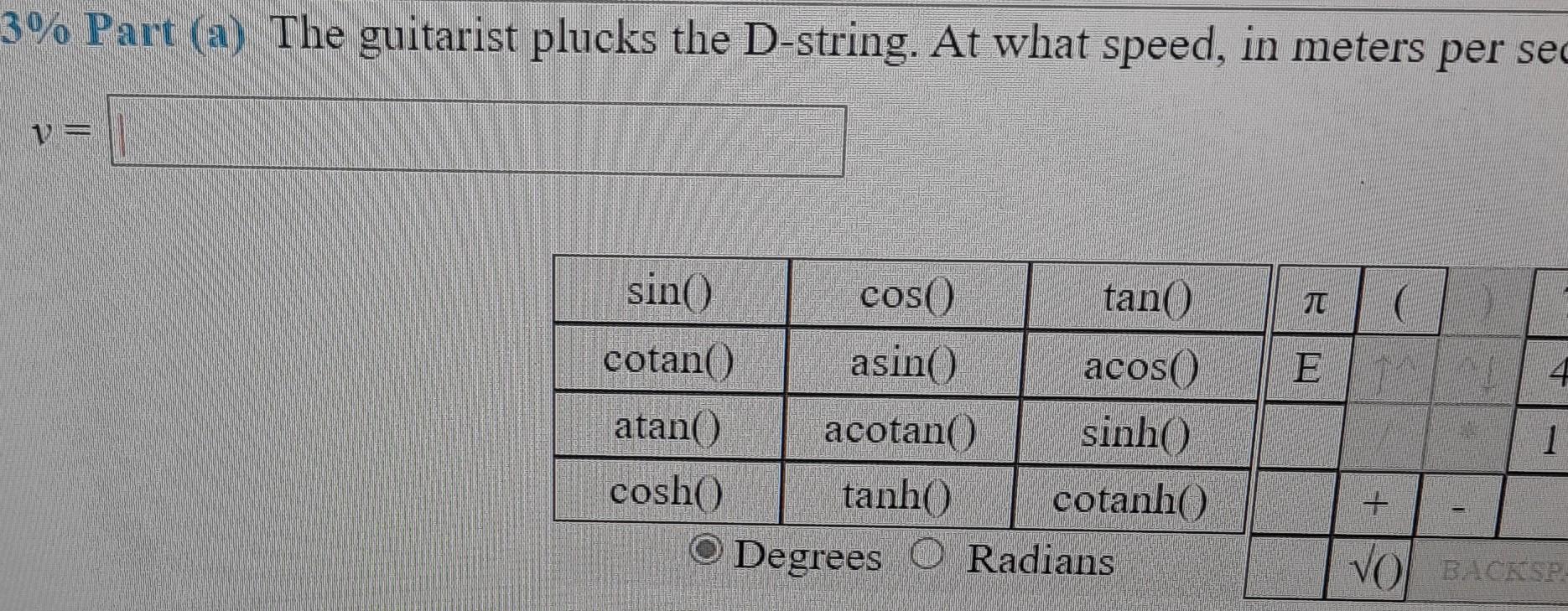 Solved The D string on a guitar has ahas a linear mass Chegg