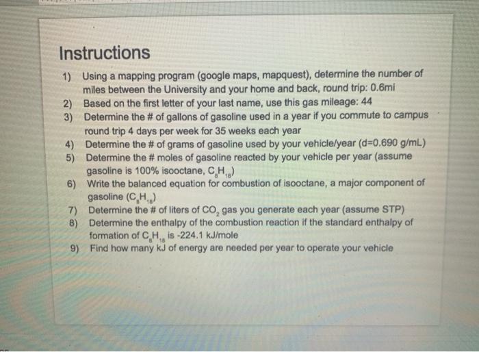 Solved Instructions 1) Using a mapping program (google maps, | Chegg.com