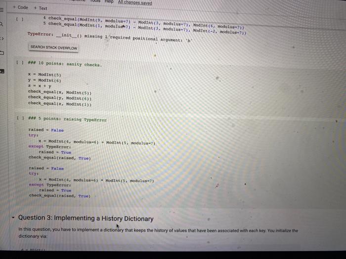 - Question 2: Modulo Arithmetic We will implement a | Chegg.com