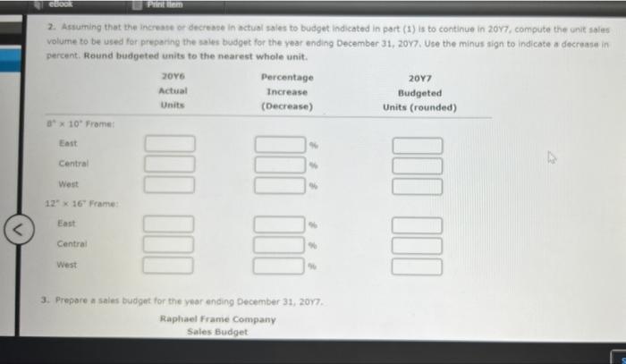 Solved eBook Print item Required: 1. Compute the increase or | Chegg.com