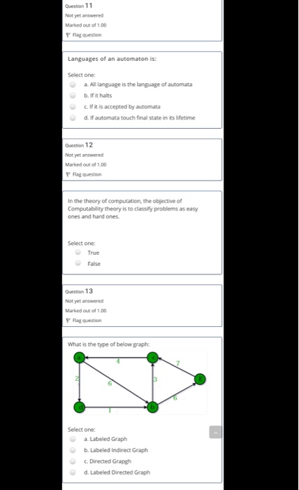 Solved Question 9 Not yet answered Marked out of 2.00 P Flag | Chegg.com