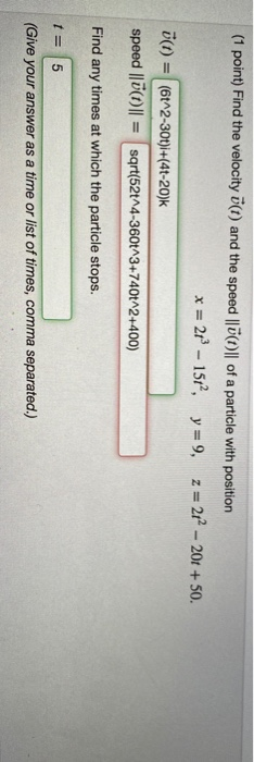 Solved 1 Point A Body Of Mass 10 Kg Moves In A