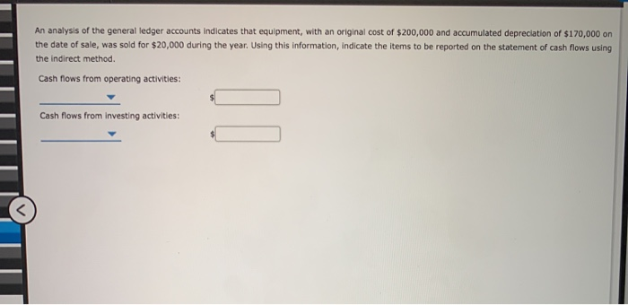 Solved An analysis of the general ledger accounts indicates | Chegg.com