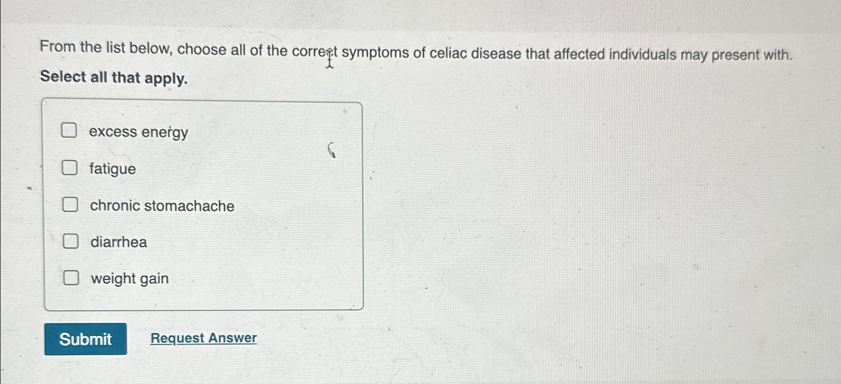 Solved From the list below, choose all of the correst | Chegg.com