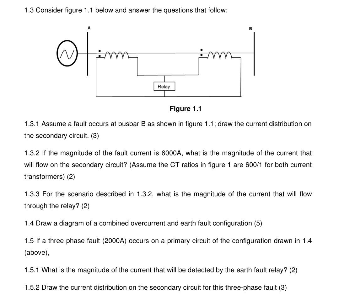 Solved 1.3 Consider figure 1.1 below and answer the | Chegg.com