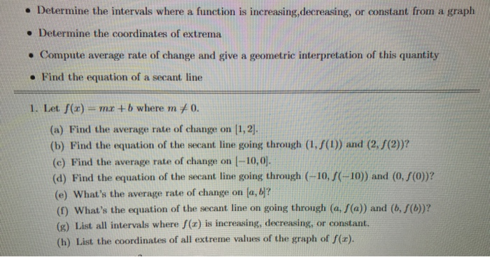 Solved • Determine the intervals where a function is | Chegg.com