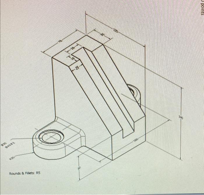 Solved i need this drawing in inventor software. take a | Chegg.com