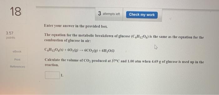 Solved 18 3 Attempts Left Check My Work Enter Your Answer In | Chegg.com