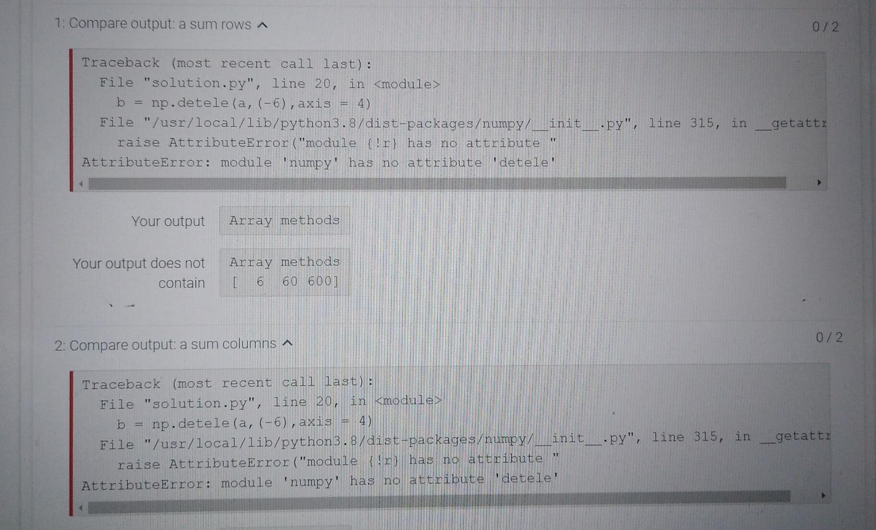 Solved 9.8 CHALLENGE: Working with arrays In addition to | Chegg.com