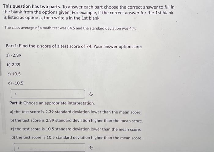 Solved This Question Has Two Parts To Answer Each Part 9586