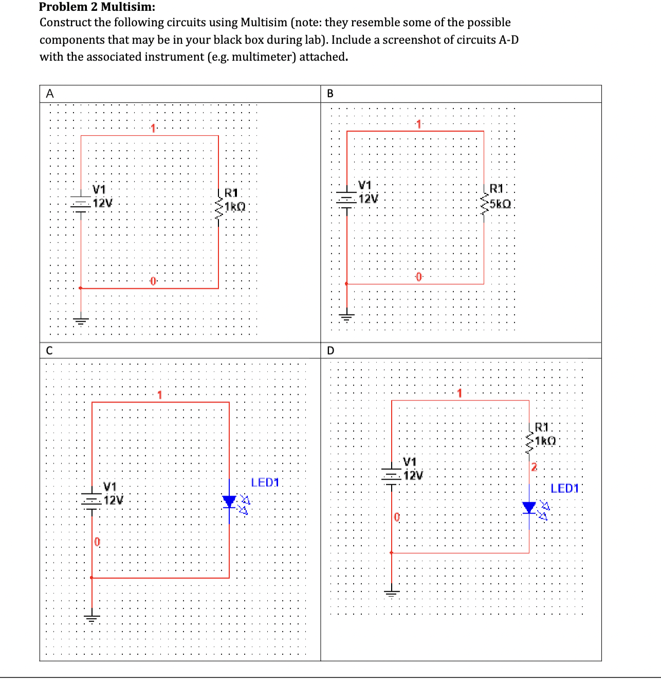 Solved Additionally, Find The Current In Each Circuit With | Chegg.com