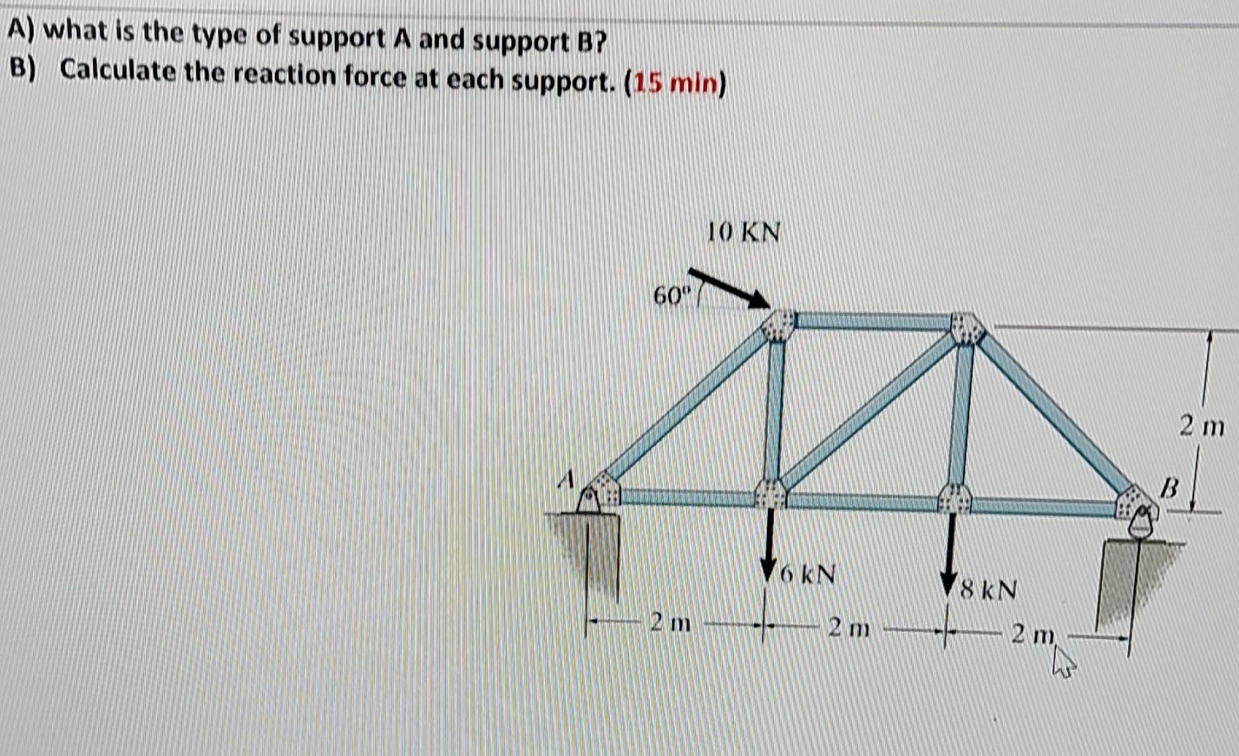 Angular Support Formula Solved A) what is the type of support A and support B? B) | Chegg.com