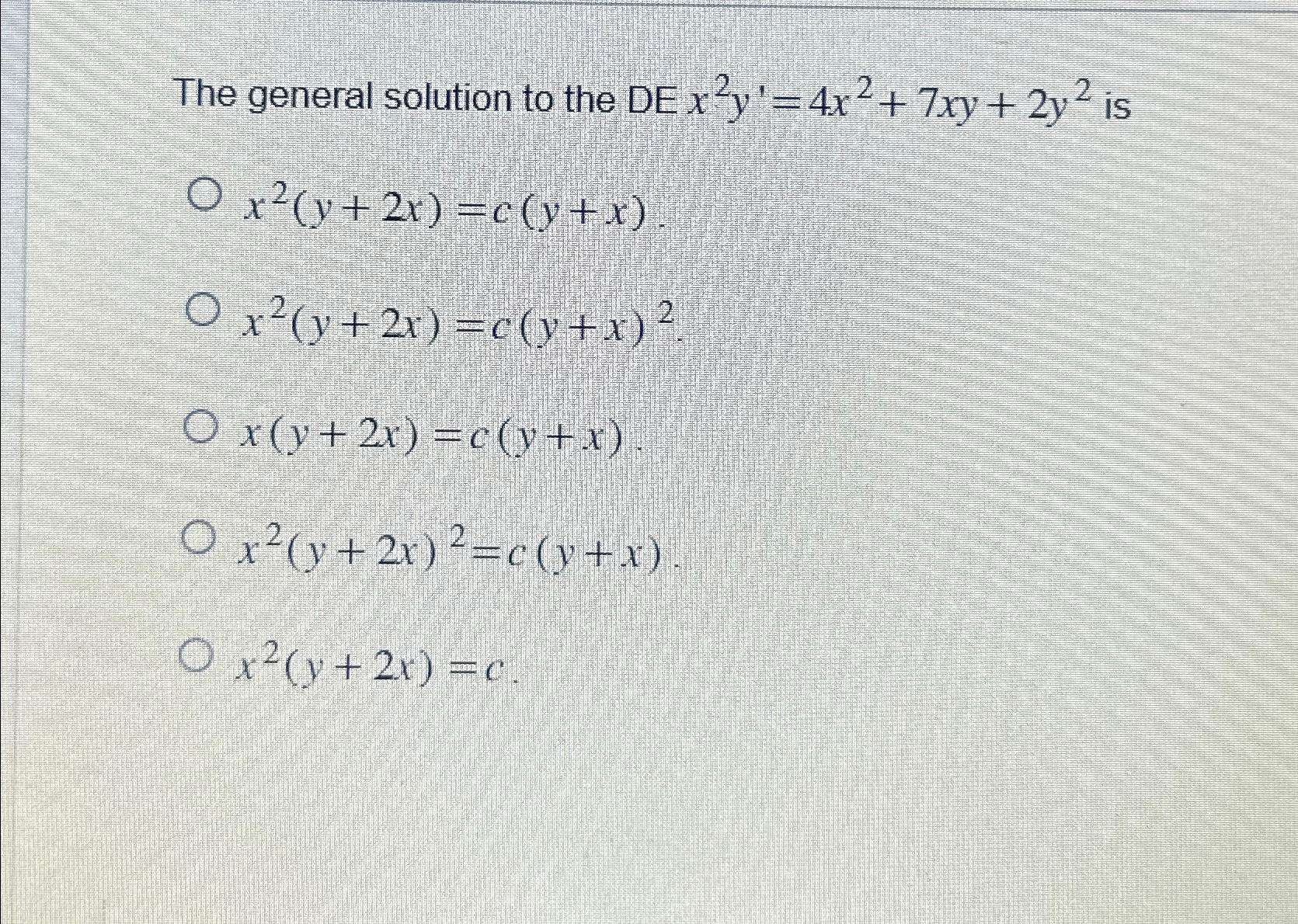 solved-the-general-solution-to-the-de-x2y-4x2-7xy-2y2-chegg