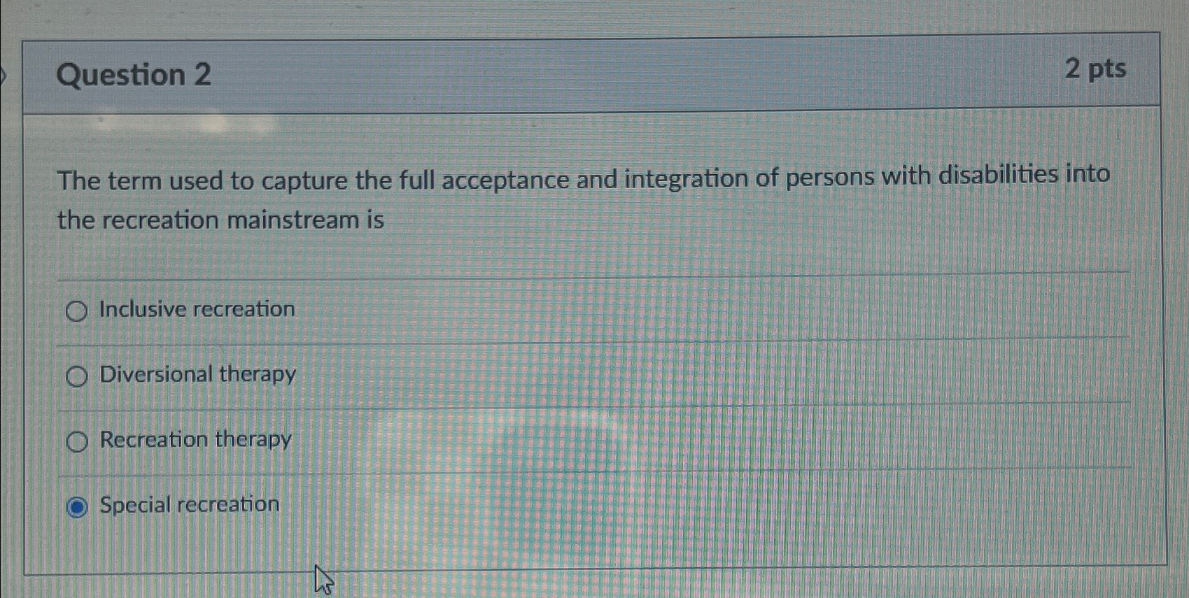 Solved Question 22 ﻿ptsThe term used to capture the full | Chegg.com