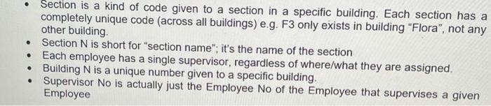Solved Section is a kind of code given to a section in a | Chegg.com