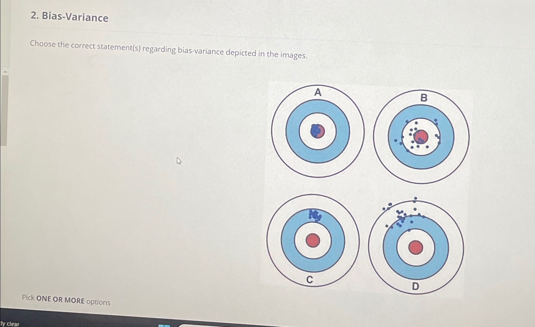 Solved Bias-VarianceChoose The Correct Statement(s) | Chegg.com