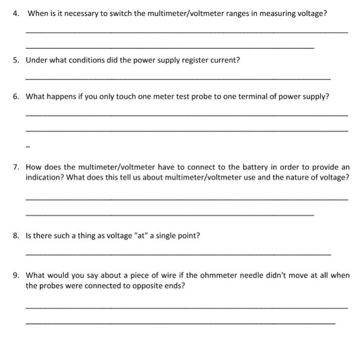 Objectives 1. To identify the controls and switches | Chegg.com